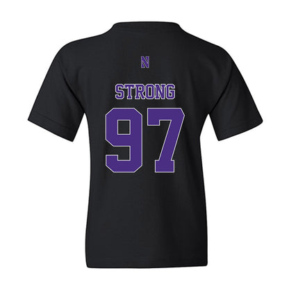 Northwestern - NCAA Football : Braxton Strong - Classic Shersey Youth T-Shirt-1