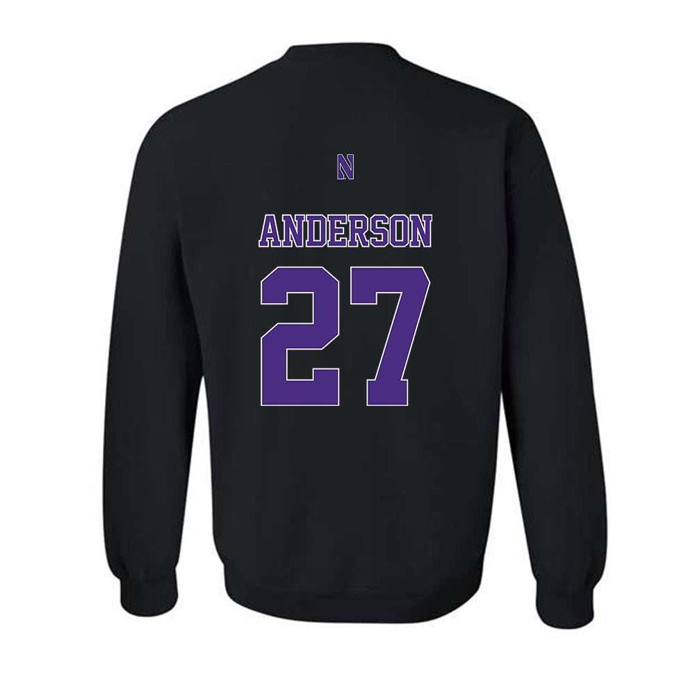 Northwestern - NCAA Football : Daniel Anderson - Classic Shersey Crewneck Sweatshirt-1