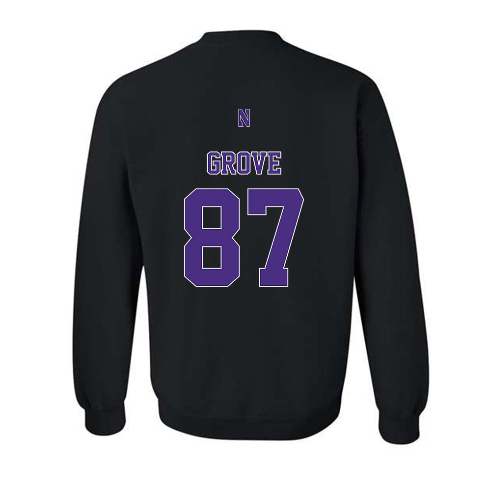 Northwestern - NCAA Football : Carson Grove - Classic Shersey Crewneck Sweatshirt-1