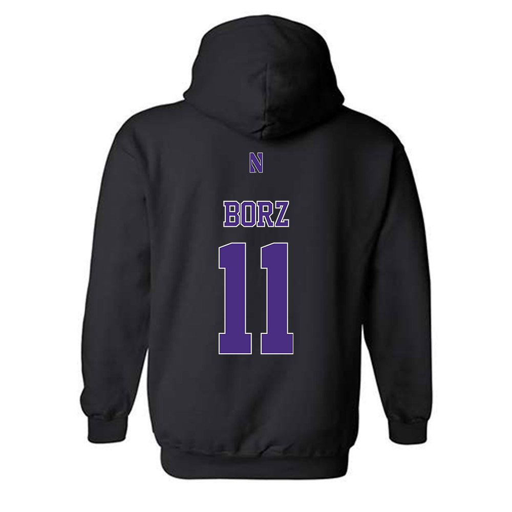 Northwestern - NCAA Women's Field Hockey : Piper Borz - Classic Shersey Hooded Sweatshirt