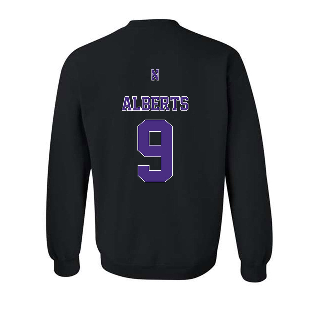 Northwestern - NCAA Women's Soccer : Audrey Alberts - Classic Shersey Crewneck Sweatshirt-1
