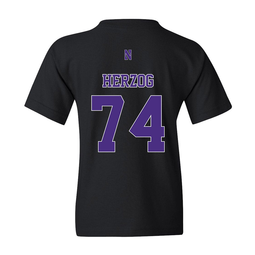 Northwestern - NCAA Football : Nicholas Herzog - Classic Shersey Youth T-Shirt