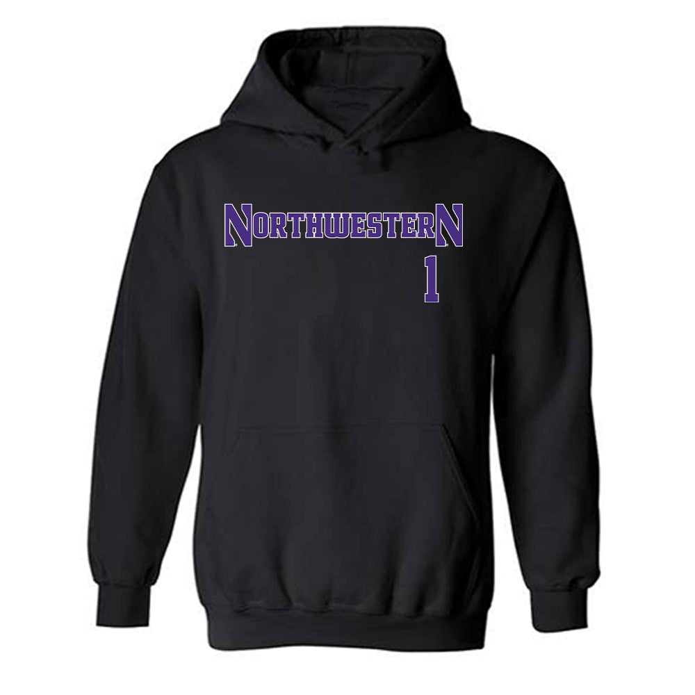 Northwestern - NCAA Women's Basketball : Xamiya Walton - Classic Shersey Hooded Sweatshirt