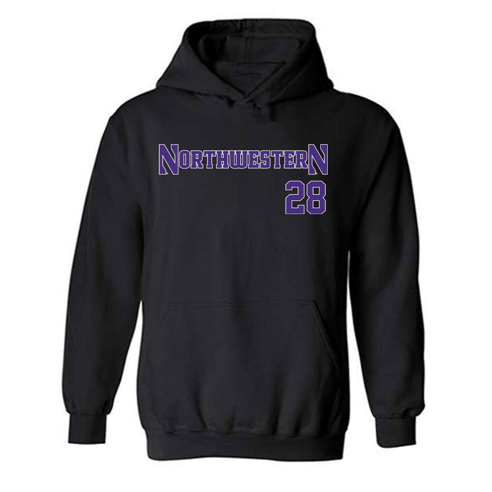 Northwestern - NCAA Women's Lacrosse : Taylor Lapointe - Classic Shersey Hooded Sweatshirt
