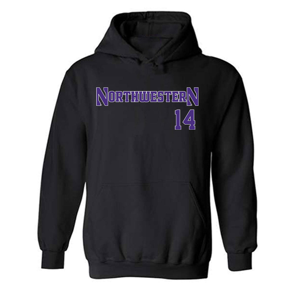 Northwestern - NCAA Women's Field Hockey : Kate Janssen - Classic Shersey Hooded Sweatshirt-0