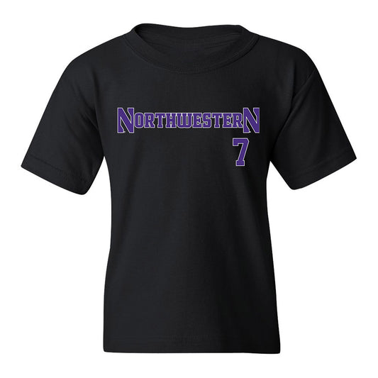 Northwestern - NCAA Football : Calvin Johnson II - Classic Shersey Youth T-Shirt