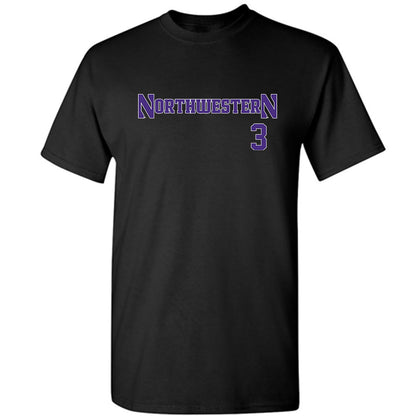Northwestern - NCAA Men's Basketball : Jake West - Classic Shersey T-Shirt-0
