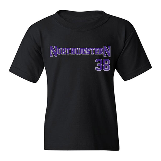 Northwestern - NCAA Football : Joshua Veldman - Classic Shersey Youth T-Shirt-0