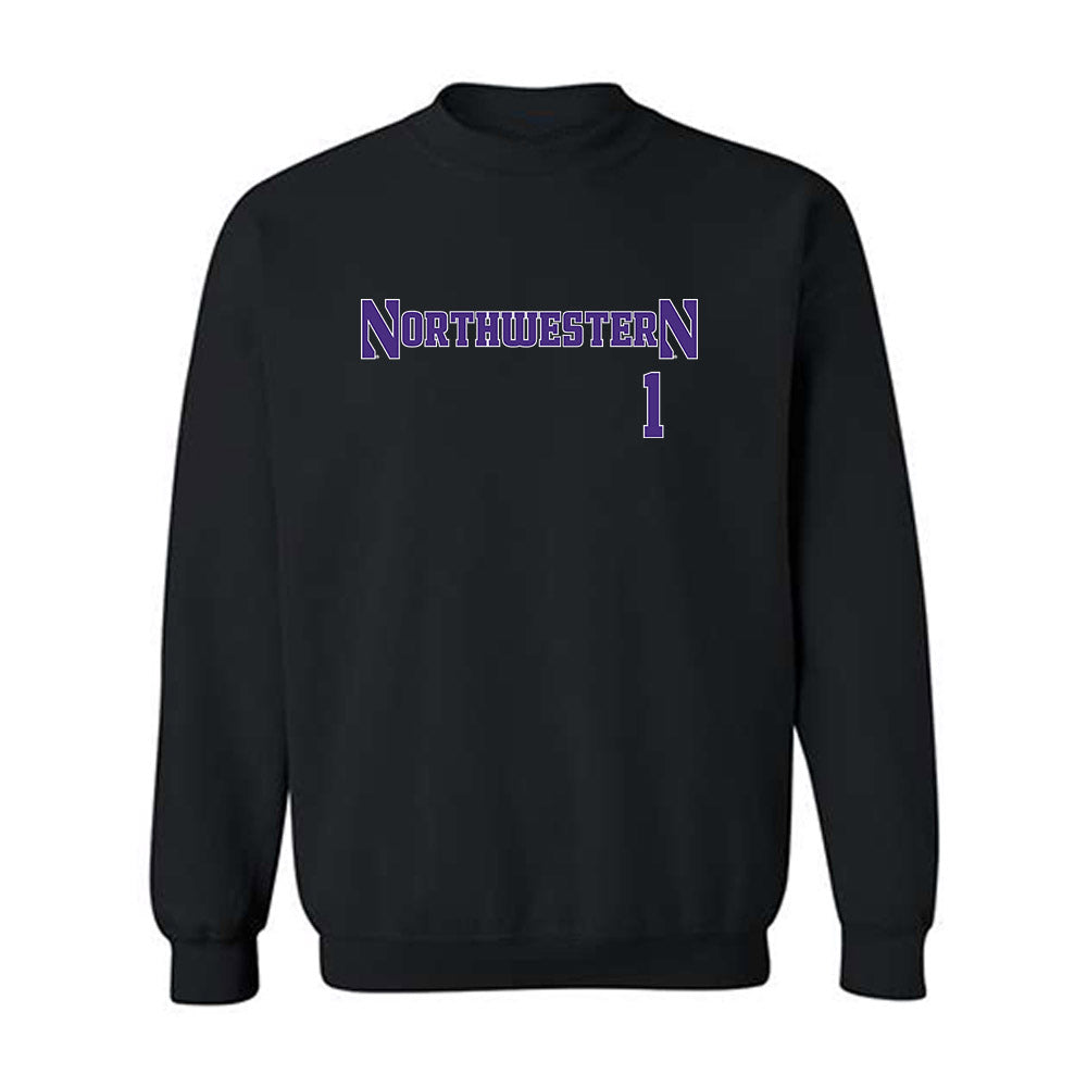 Northwestern - NCAA Women's Field Hockey : Lindsey Brown - Classic Shersey Crewneck Sweatshirt-0