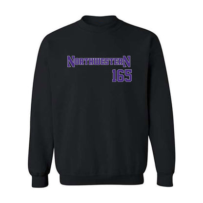 Northwestern - NCAA Wrestling : Eddie Enright - Classic Shersey Crewneck Sweatshirt-0
