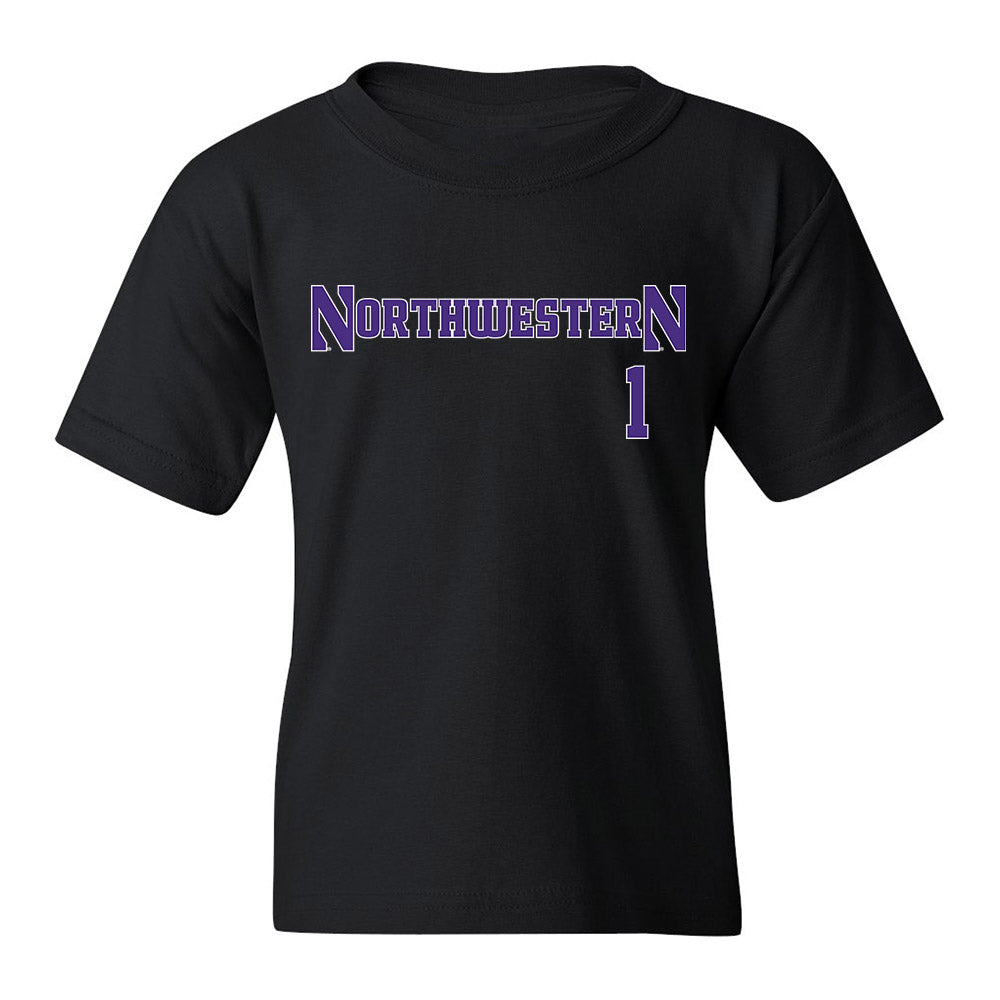 Northwestern - NCAA Women's Basketball : Xamiya Walton - Classic Shersey Youth T-Shirt