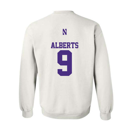 Northwestern - NCAA Women's Soccer : Audrey Alberts - Classic Shersey Crewneck Sweatshirt-1