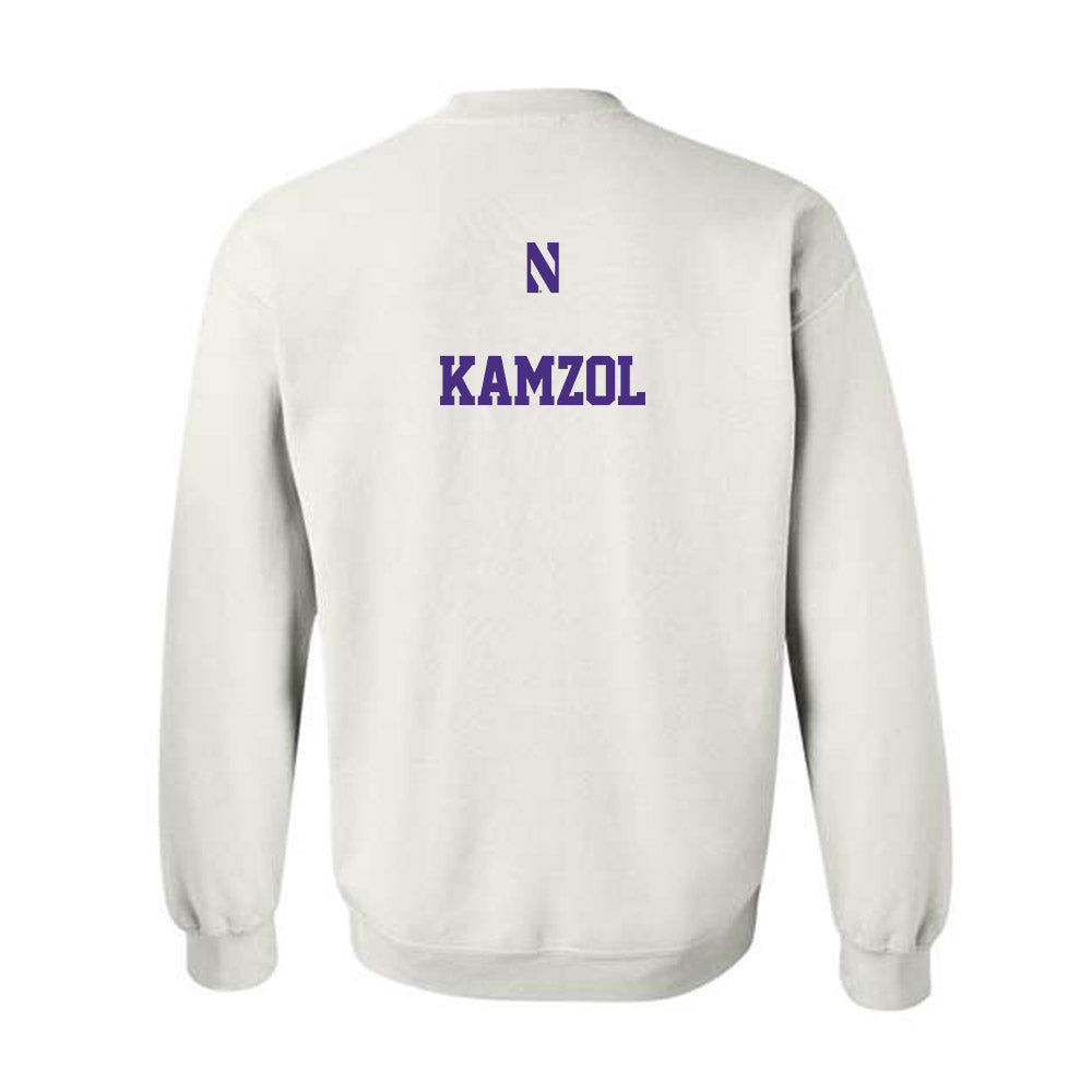 Northwestern - NCAA Women's Swimming & Diving : Flawia Kamzol - Classic Shersey Crewneck Sweatshirt-1