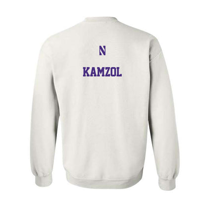 Northwestern - NCAA Women's Swimming & Diving : Flawia Kamzol - Classic Shersey Crewneck Sweatshirt-1