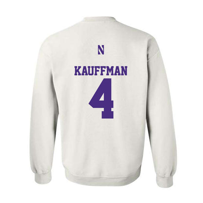 Northwestern - NCAA Women's Volleyball : Kayla Kauffman - Classic Shersey Crewneck Sweatshirt-1