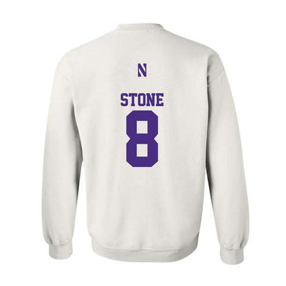Northwestern - NCAA Football : Preston Stone - Classic Shersey Crewneck Sweatshirt-1