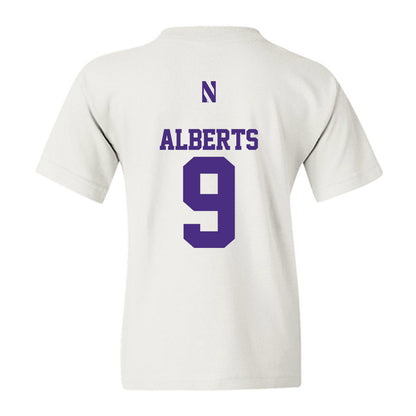 Northwestern - NCAA Women's Soccer : Audrey Alberts - Classic Shersey Youth T-Shirt-1