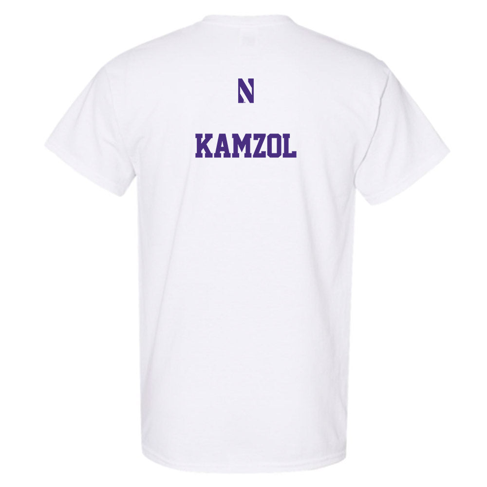 Northwestern - NCAA Women's Swimming & Diving : Flawia Kamzol - Classic Shersey T-Shirt-1