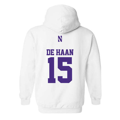 Northwestern - NCAA Women's Field Hockey : Annika de Haan - Classic Shersey Hooded Sweatshirt-1
