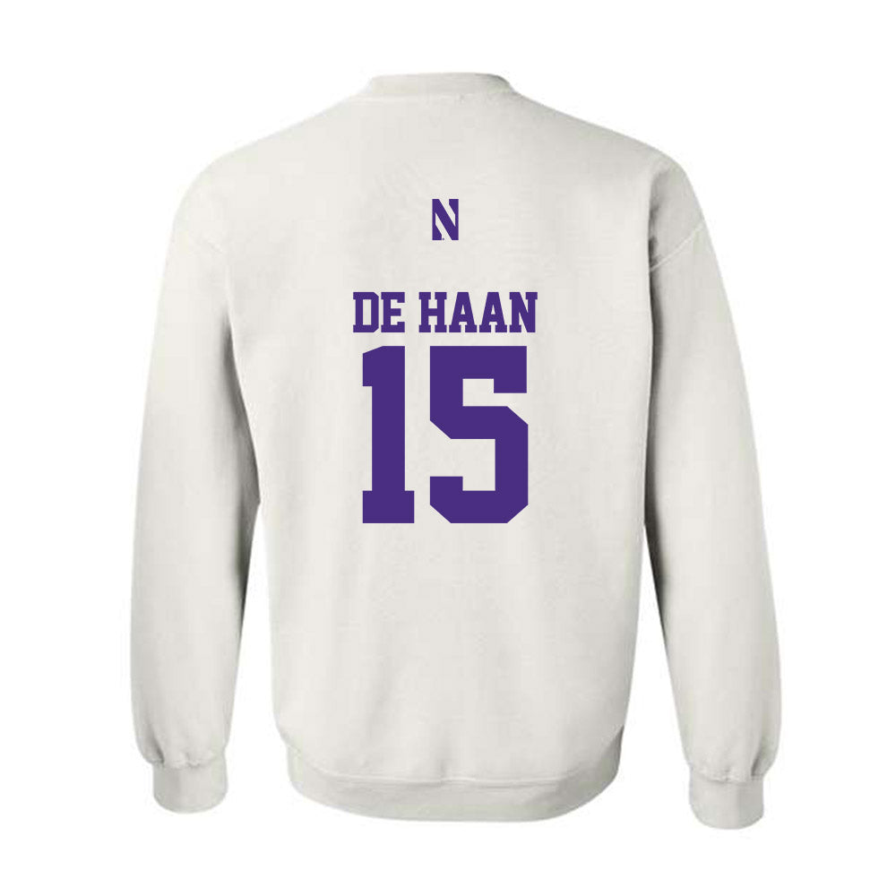 Northwestern - NCAA Women's Field Hockey : Annika de Haan - Classic Shersey Crewneck Sweatshirt-1