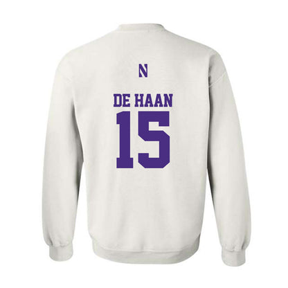 Northwestern - NCAA Women's Field Hockey : Annika de Haan - Classic Shersey Crewneck Sweatshirt-1