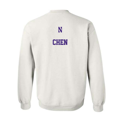 Northwestern - NCAA Women's Swimming & Diving : Isabella Chen - Classic Shersey Crewneck Sweatshirt-1