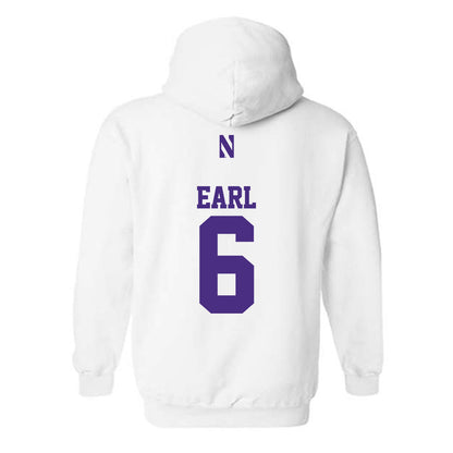 Northwestern - NCAA Women's Cross Country : Ava Earl - Classic Shersey Hooded Sweatshirt-1