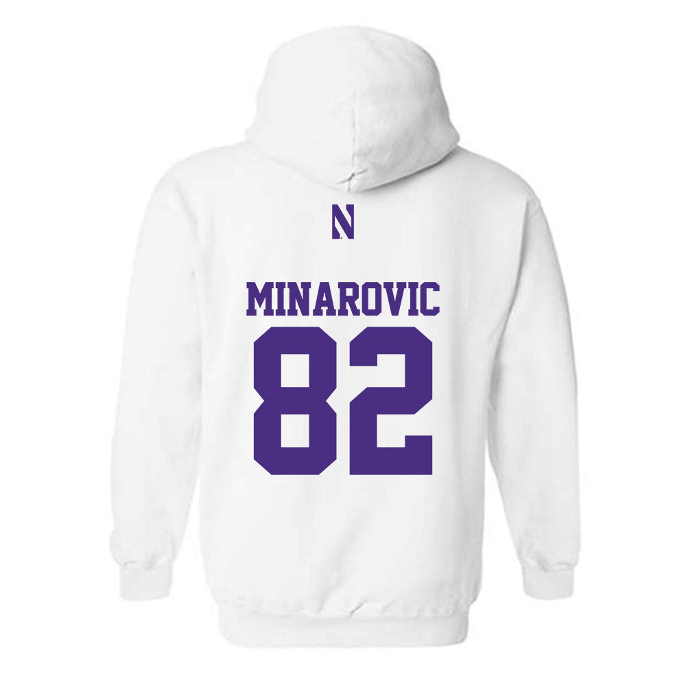 Northwestern - NCAA Softball : Grace Minarovic - Classic Shersey Hooded Sweatshirt-1