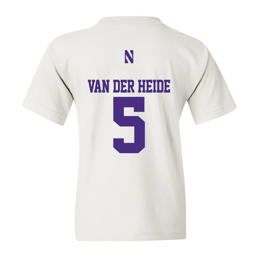 Northwestern - NCAA Men's Soccer : Dimas Van der Heide - Classic Shersey Youth T-Shirt-1