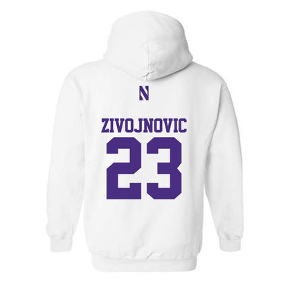Northwestern - NCAA Women's Field Hockey : Maja Zivojnovic - Classic Shersey Hooded Sweatshirt-1