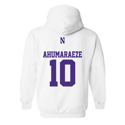Northwestern - NCAA Football : Ricky Ahumaraeze - Classic Shersey Hooded Sweatshirt-1