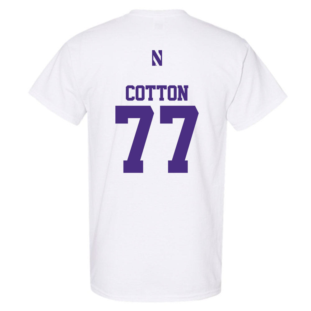 Northwestern - NCAA Football : Idrys Cotton - Classic Shersey T-Shirt-1