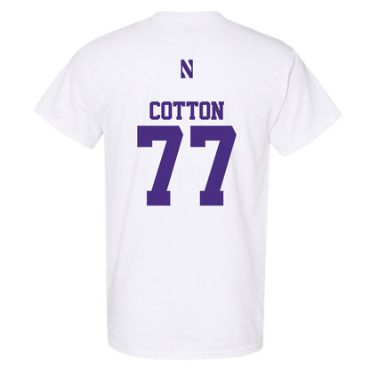 Northwestern - NCAA Football : Idrys Cotton - Classic Shersey T-Shirt-1