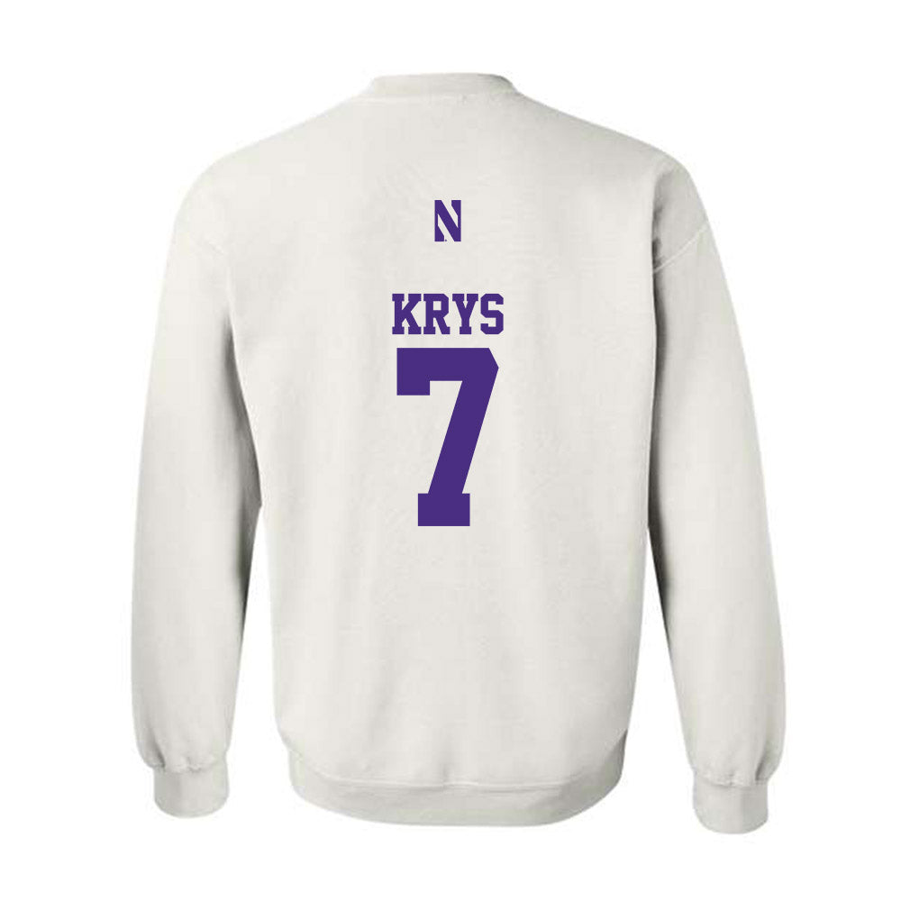 Northwestern - NCAA Women's Field Hockey : Aerin Krys - Classic Shersey Crewneck Sweatshirt-1