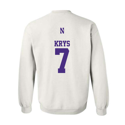 Northwestern - NCAA Women's Field Hockey : Aerin Krys - Classic Shersey Crewneck Sweatshirt-1