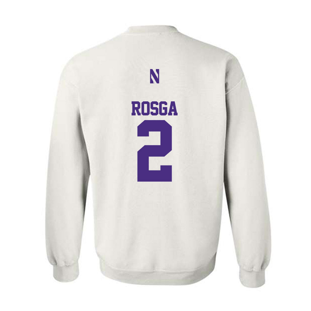 Northwestern - NCAA Women's Lacrosse : Jaylen Rosga - Classic Shersey Crewneck Sweatshirt-1