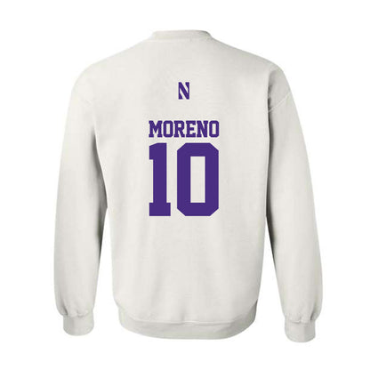 Northwestern - NCAA Women's Basketball : Sandra Moreno - Classic Shersey Crewneck Sweatshirt-1