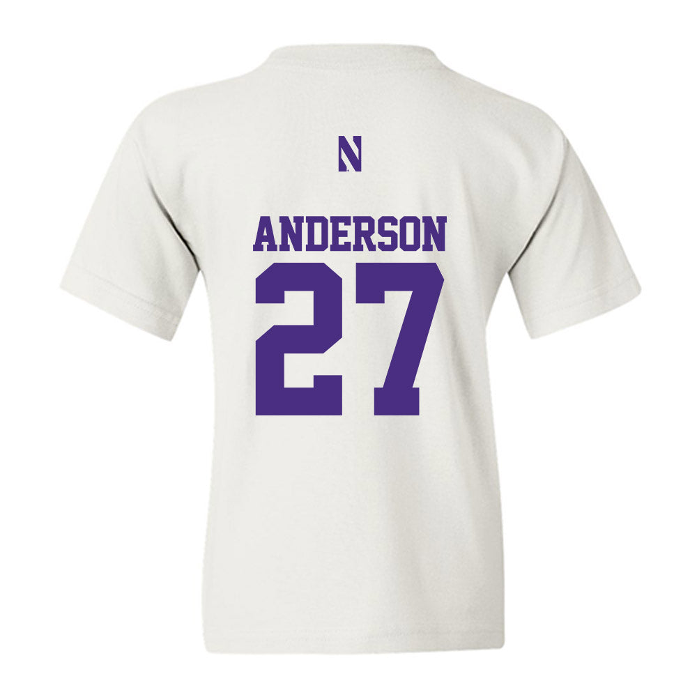 Northwestern - NCAA Football : Daniel Anderson - Classic Shersey Youth T-Shirt-1