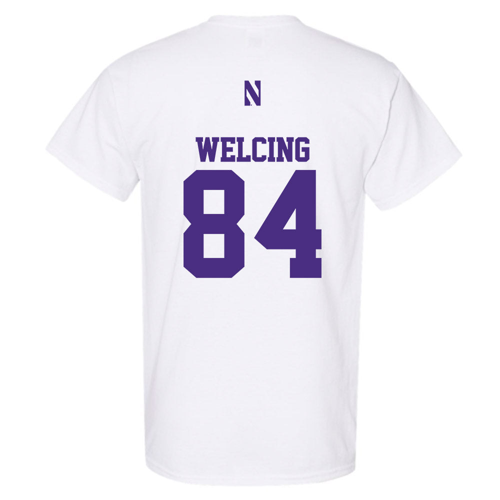 Northwestern - NCAA Football : Hunter Welcing - Classic Shersey T-Shirt-1