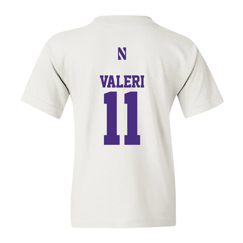 Northwestern - NCAA Football : Seth Valeri - Classic Shersey Youth T-Shirt-1