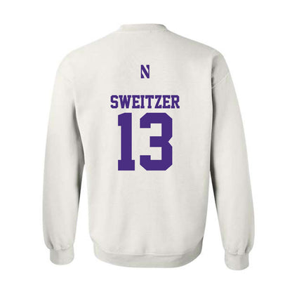 Northwestern - NCAA Women's Lacrosse : Delaney Sweitzer - Classic Shersey Crewneck Sweatshirt-1