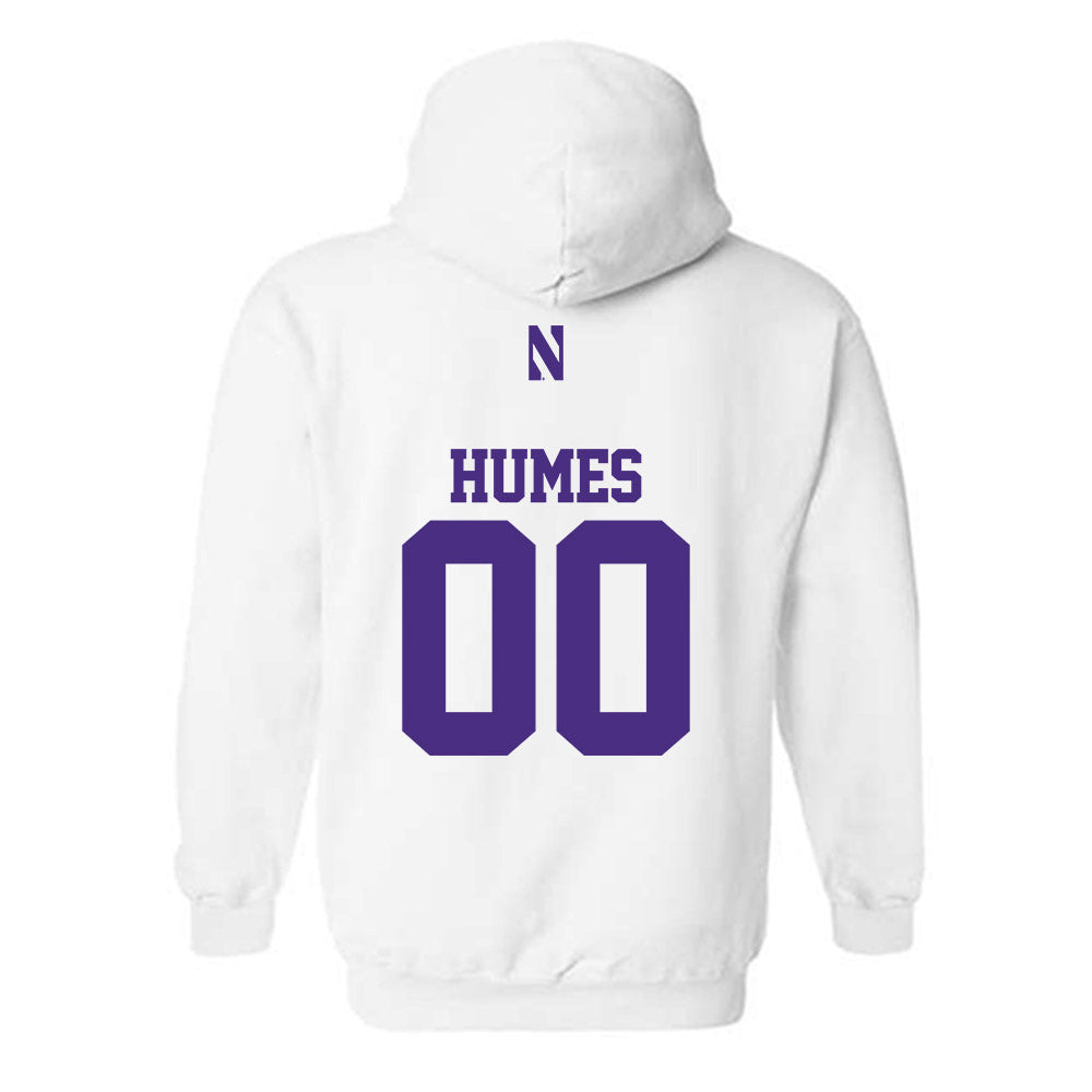 Northwestern - NCAA Baseball : Henry Humes - Classic Shersey Hooded Sweatshirt-1