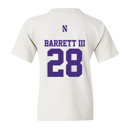 Northwestern - NCAA Men's Soccer : Tre Barrett III - Classic Shersey Youth T-Shirt-1