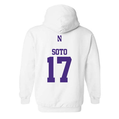 Northwestern - NCAA Women's Lacrosse : Jenna Soto - Classic Shersey Hooded Sweatshirt-1