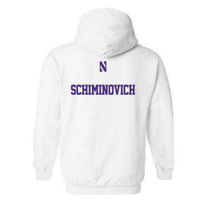 Northwestern - NCAA Women's Fencing : Sophia Schiminovich - Classic Shersey Hooded Sweatshirt-1