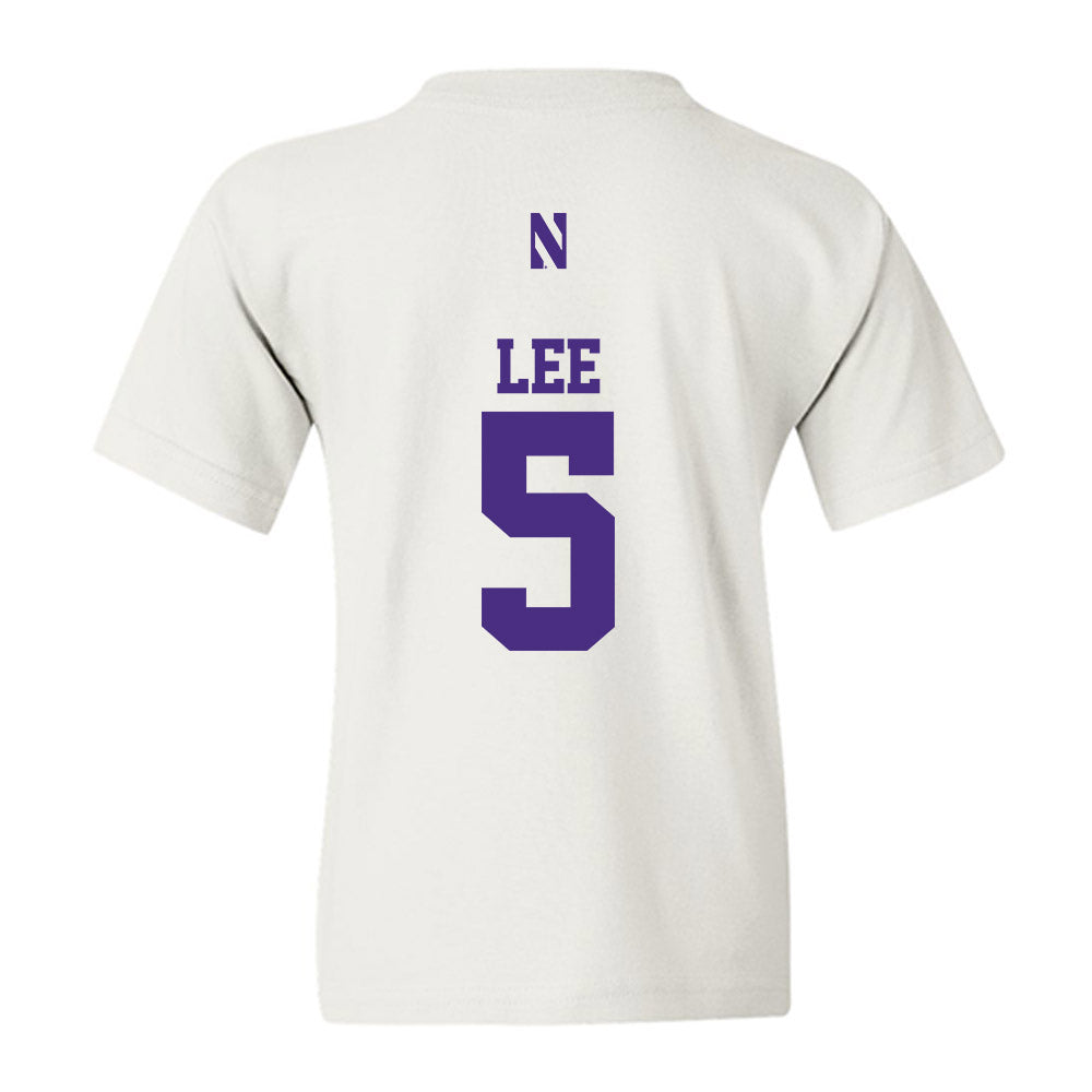 Northwestern - NCAA Baseball : Yonghoon Lee - Classic Shersey Youth T-Shirt-1