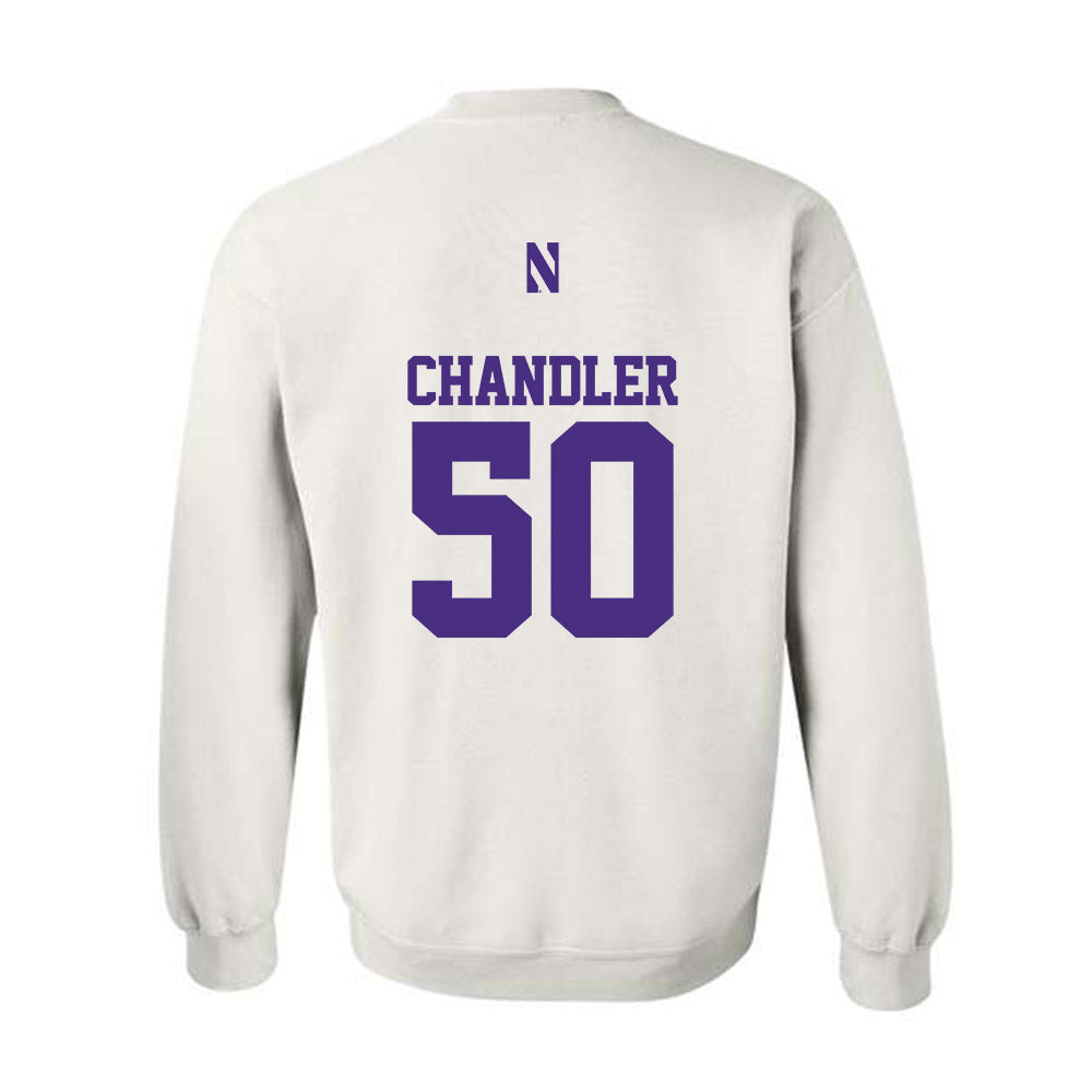 Northwestern - NCAA Football : Talan Chandler - Classic Shersey Crewneck Sweatshirt-1