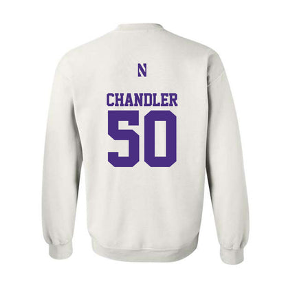 Northwestern - NCAA Football : Talan Chandler - Classic Shersey Crewneck Sweatshirt-1