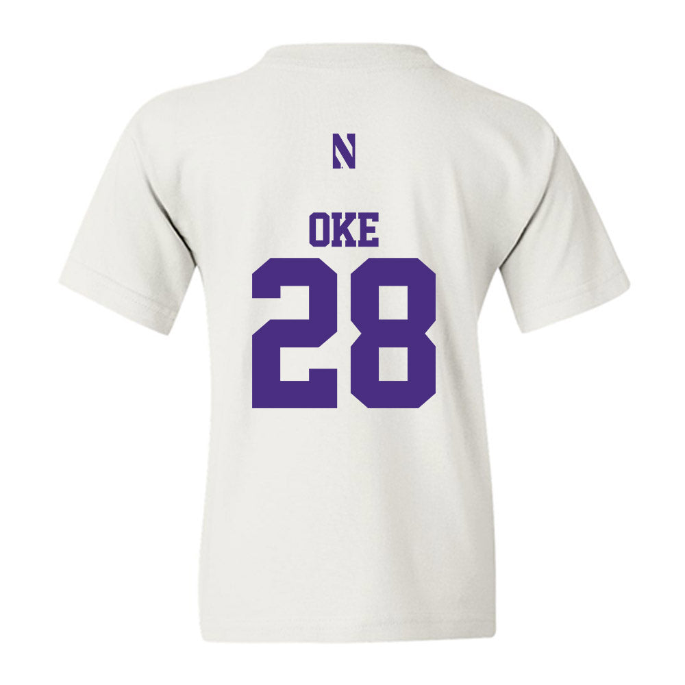 Northwestern - NCAA Football : Timi Oke - Classic Shersey Youth T-Shirt-1