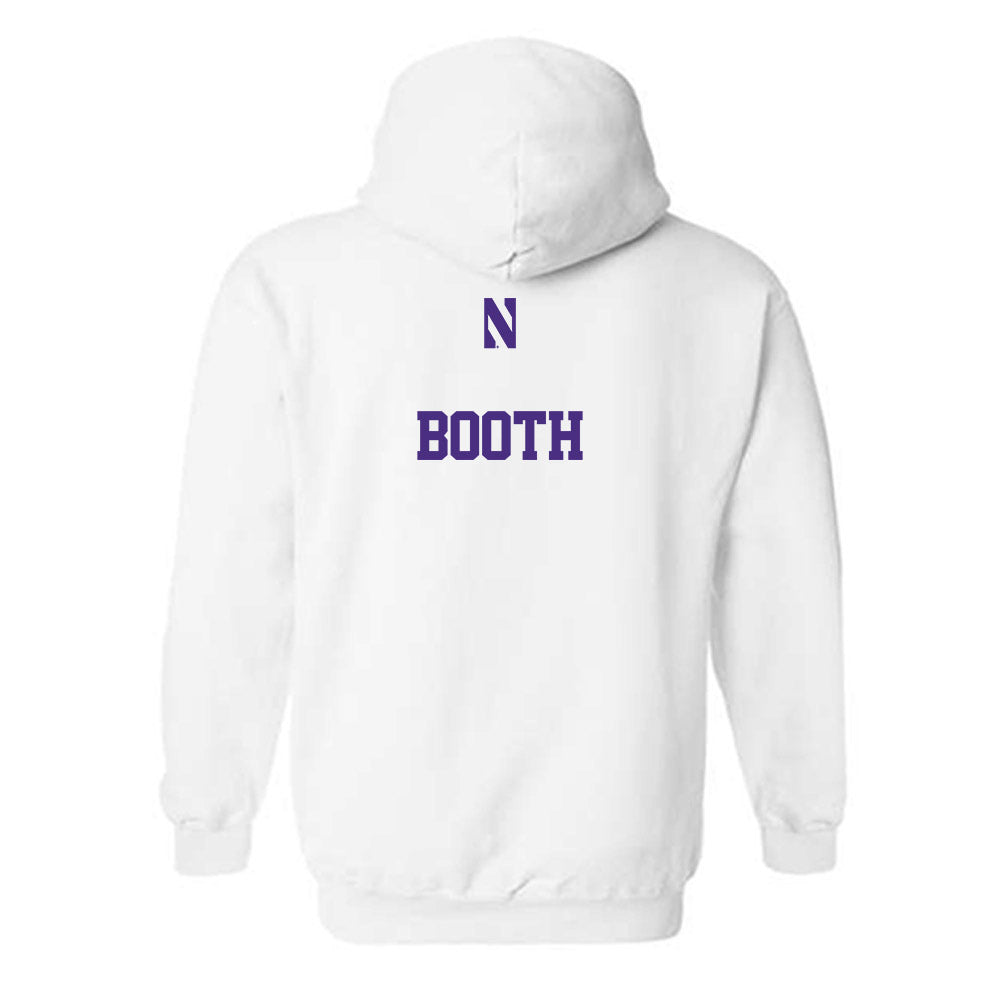 Northwestern - NCAA Wrestling : Marcell Booth - Classic Shersey Hooded Sweatshirt-1